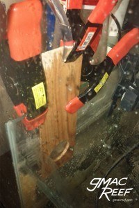 drill cooling wood guide